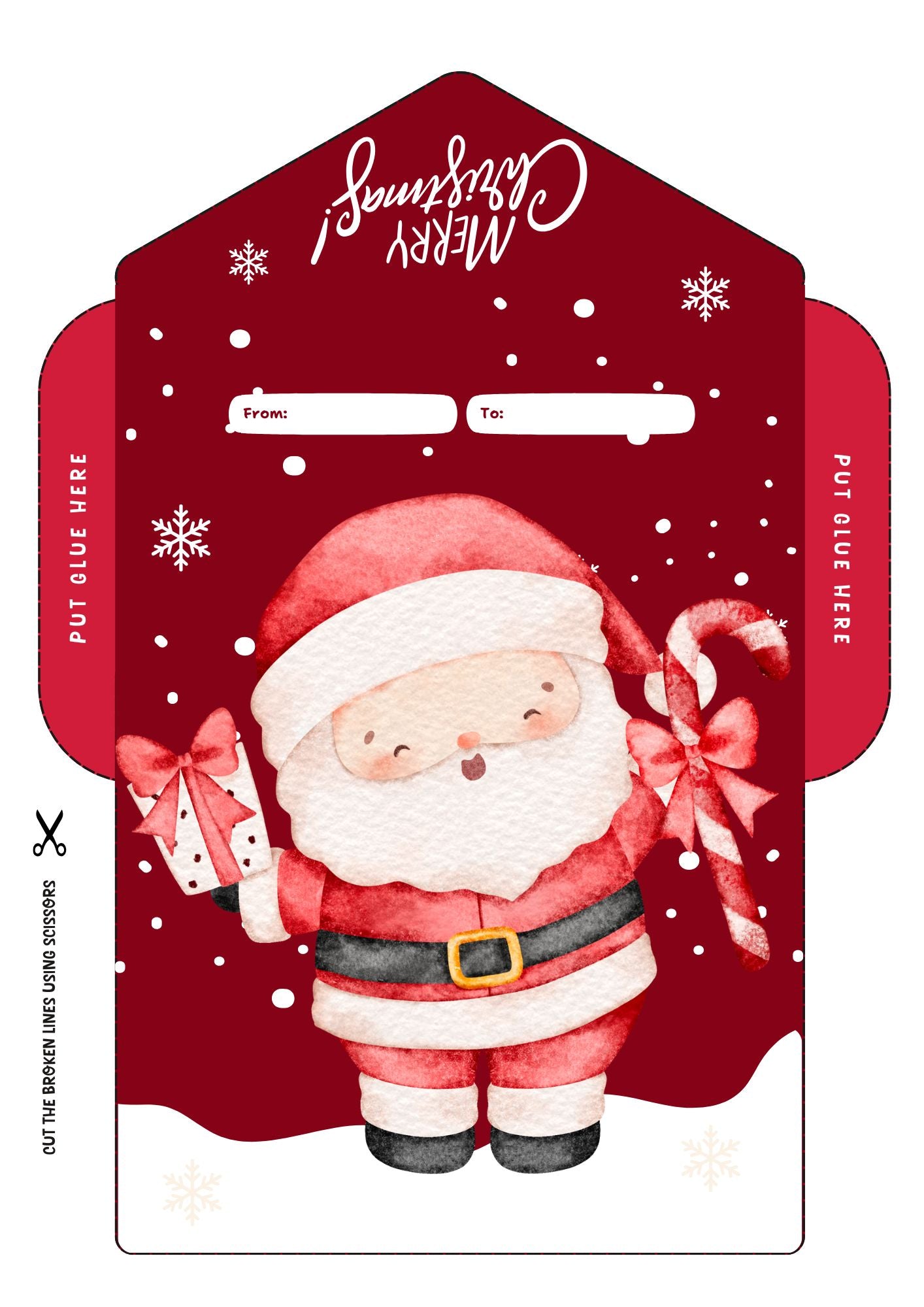 Santa letter and envelope