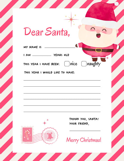 Santa letter and envelope