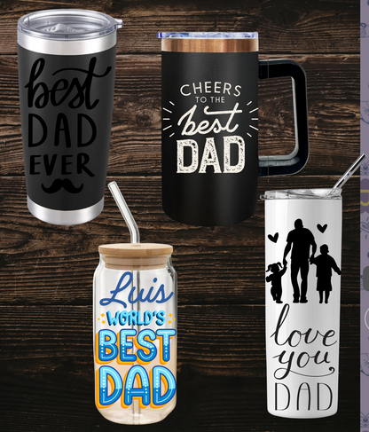 Fathers day tumbler