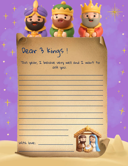 Reyes magos carta/ 3 kings letter