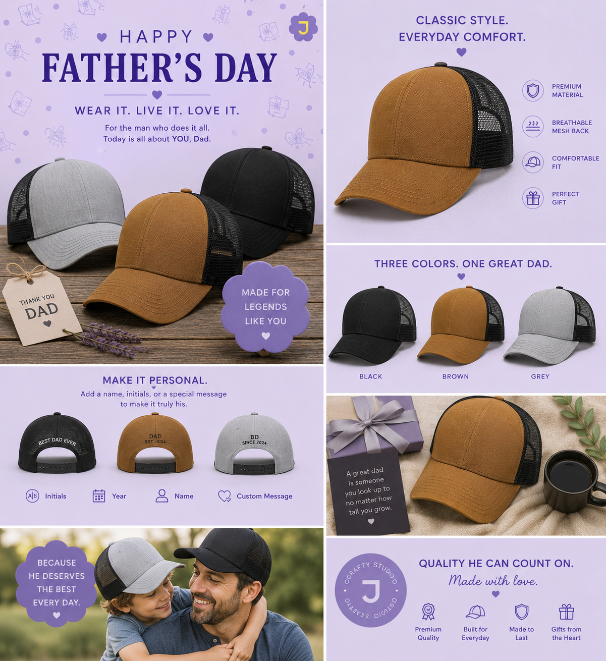 Fathers Day Hats