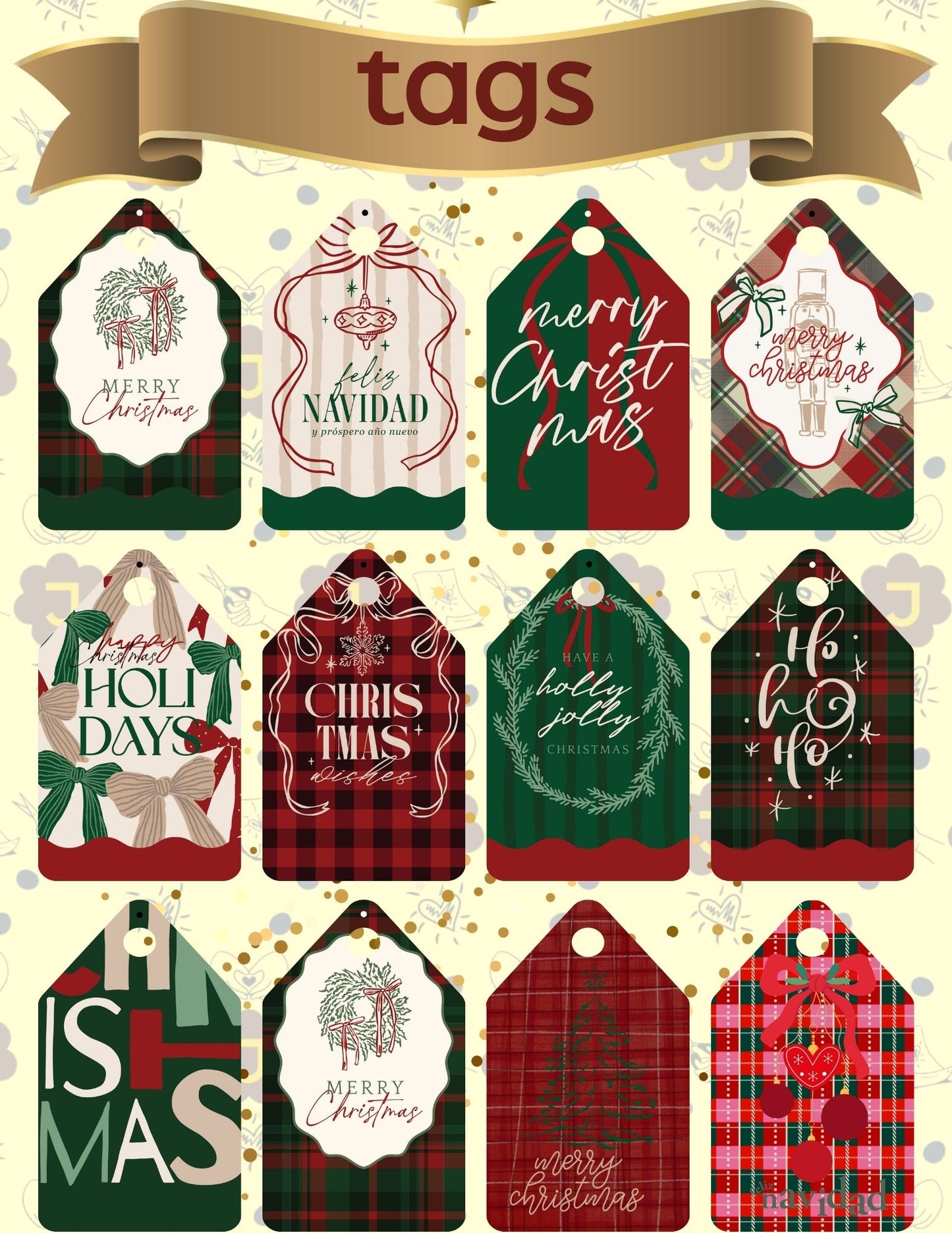 Christmas gift tags