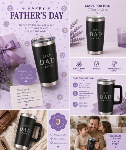 Fathers day tumbler