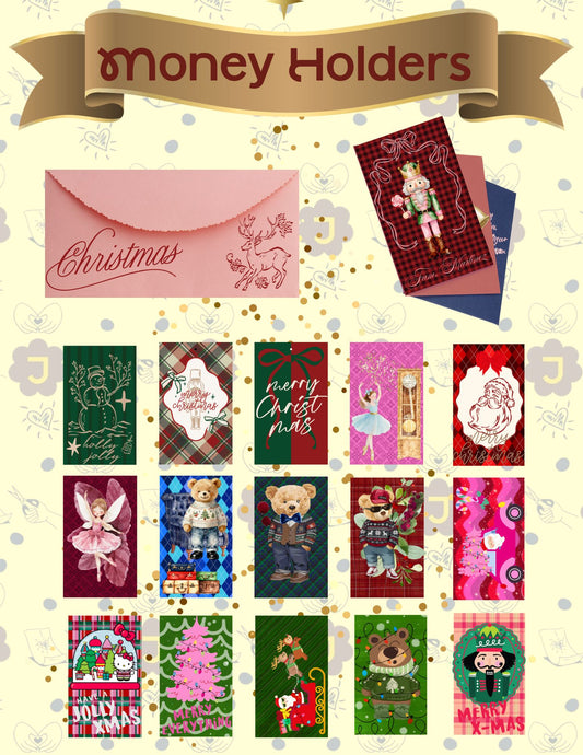 Christmas money holders